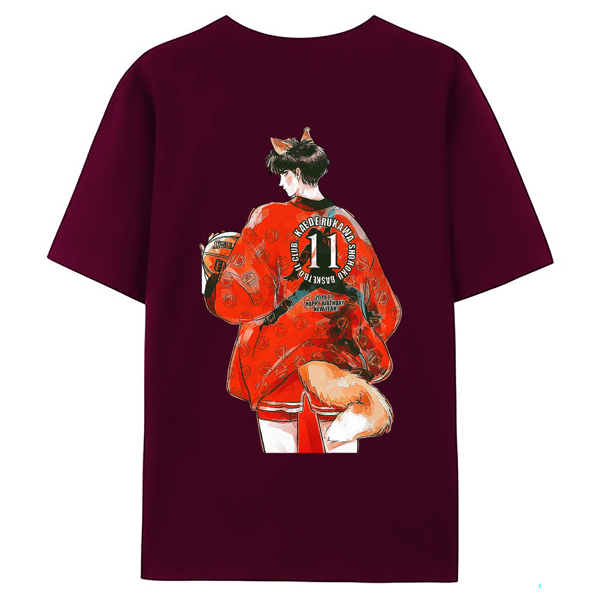 （画像用） SLAM DUNK／スラムダンク レディース半袖Tシャツ(バックプリント)